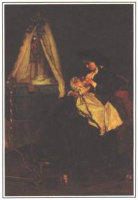 1984-5: Moederweelde 
(A. Stevens, 1823-1906)
Broer van Jozef [nr. 4] - schilderde intieme scnes uit het leven van de mondaine Parijse vrouw.