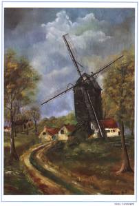 1988-38: Molen te Leisele (Noel VANDORPE)
De 'Stalijzermolen' is de enige van de 5 molens in Leisele die er nu nog altijd staat (onder bescherming van een vzw). Meer informatie: http://users.skynet.be/gvandevelde/molen/ 